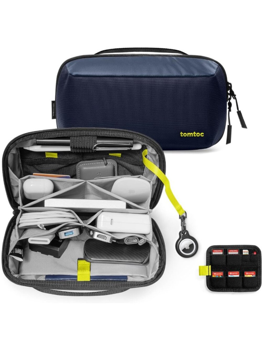 Tech Organizer Pouch for MacBook Accessories, Cables & Chargers